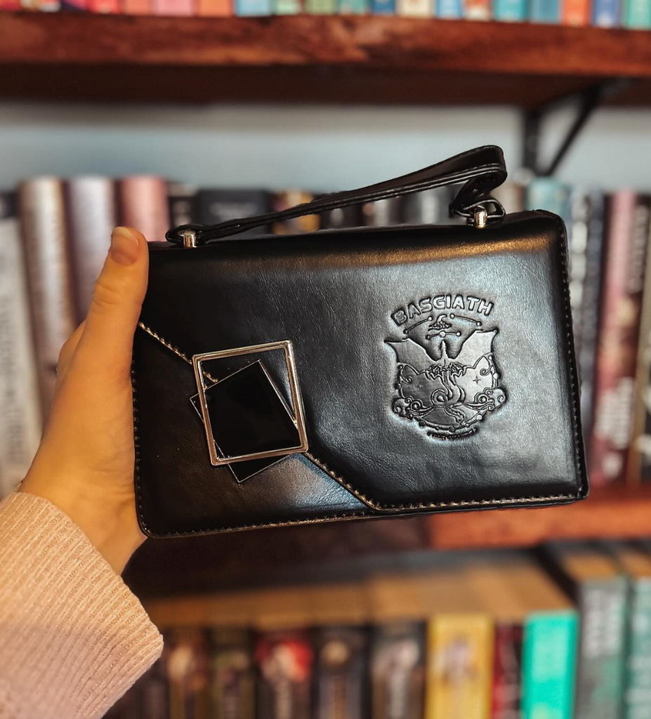 Officially Licensed Fourth Wing Faux-Leather Purse