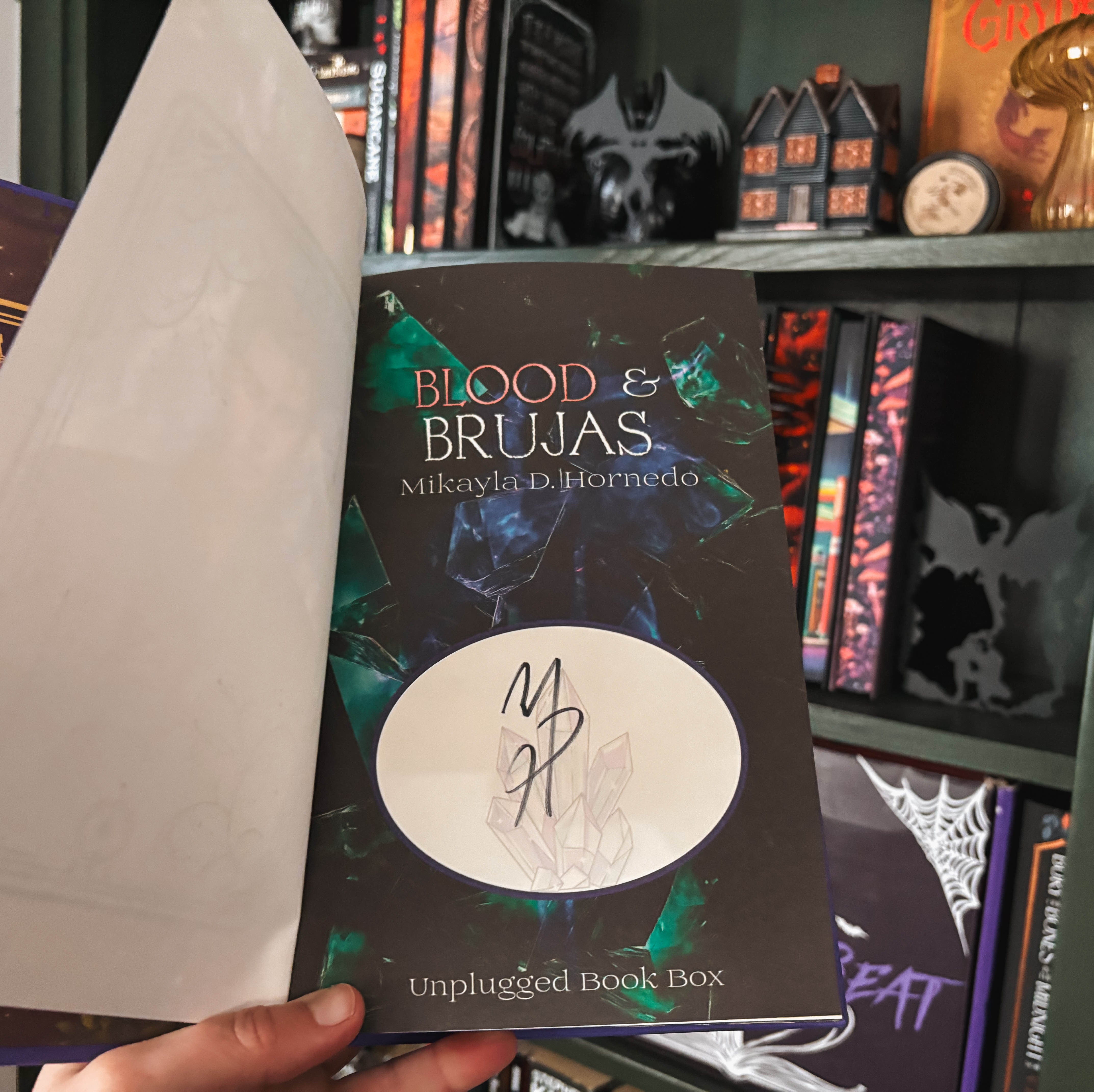 Blood & Brujas by Mikayla D. Hornedo | Unplugged Book Box